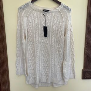 The perfext xs cable knit long sleeve sweater